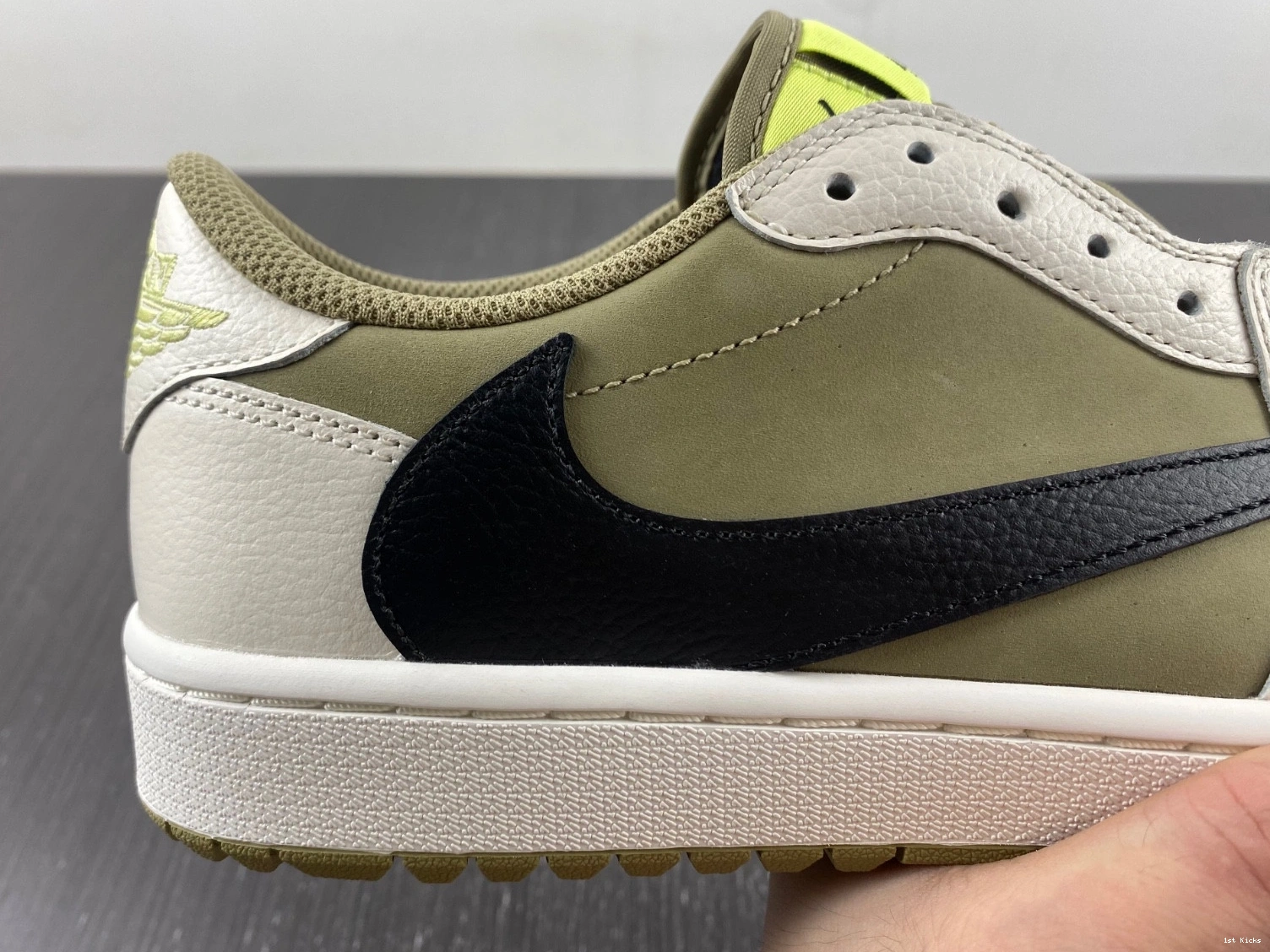 Retro 1 Neutral Golf Jordan FZ3124-200 Olive Low Scott Travis 0423